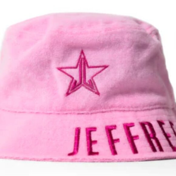 Jeffree Star Pink Bucket Hat Terrycloth new - Picture 3 of 3